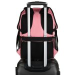 Peterson többfunkciós tágas utazó hátizsák rózsaszín