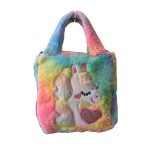 Szőrmés kislány táska