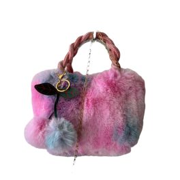 Szőrmés kislány táska