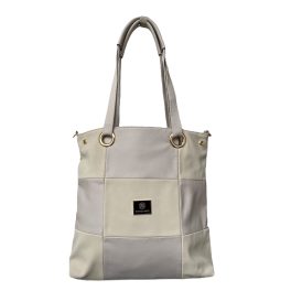 Bézs nagyméretű kombinálható táska