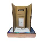 Bézs-barna műbőr pénztárca