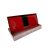 Piros lakkbőr pénztárca