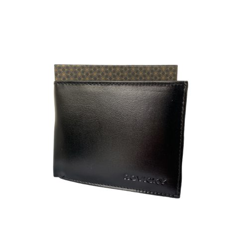 Fekete férfi bőr pénztárca