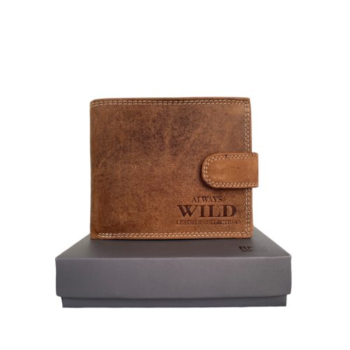 Barna férfi bőr pénztárca