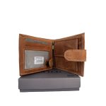 Barna férfi bőr pénztárca