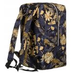 Peterson virágmintás hátizsák arany