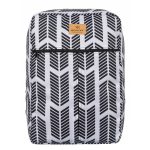 Peterson fekete-fehér mintás hátizsák