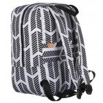 Peterson fekete-fehér mintás hátizsák