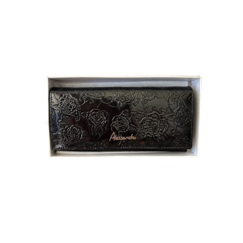 Fekete bőr pénztárca