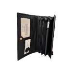Fekete bőr pénztárca