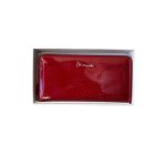 Piros bőr pénztárca