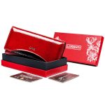 Női bőr pénztárca LORENTI 72401-SHW-2840 piros