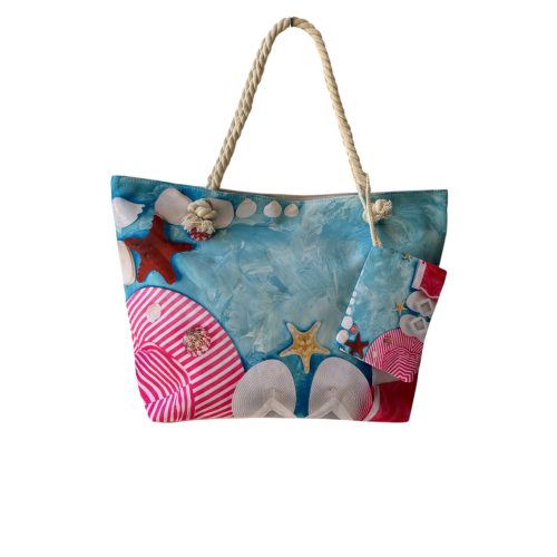 Mintás strandtáska