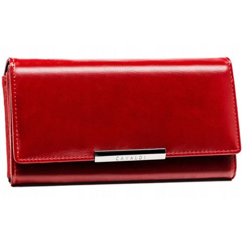 Tágas női pénztárca természetes és ökológiai bőrből patenttal - 4U Cavaldi