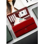 Tágas női pénztárca természetes és ökológiai bőrből patenttal - 4U Cavaldi