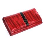 Női arany valódi lakk bőr pénztárca Cavaldi 2024