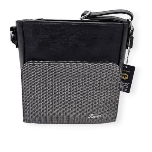 Karen fekete rostbőr táska