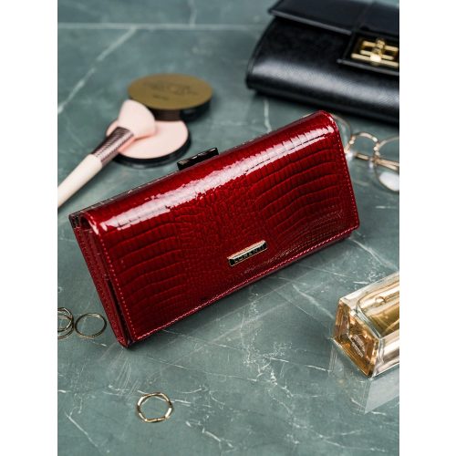 Lorenti 72031-RS piros bőr pénztárca