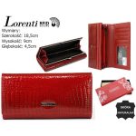 Lorenti 72031-RS piros bőr pénztárca