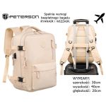 Peterson többfunkciós tágas utazó hátizsák